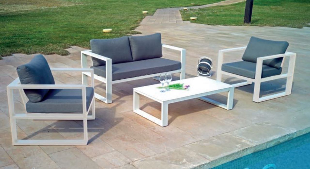 Outdoor terrace furniture in Marbella and Estepona Costa del Sol Spain.