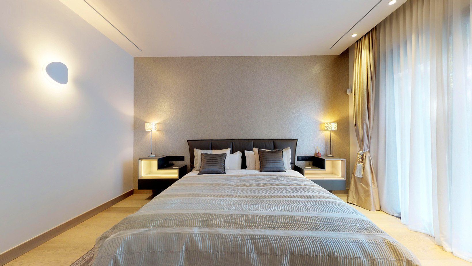 interior design project in La Zagaleta Marbella Spain - image of second bedroom 2