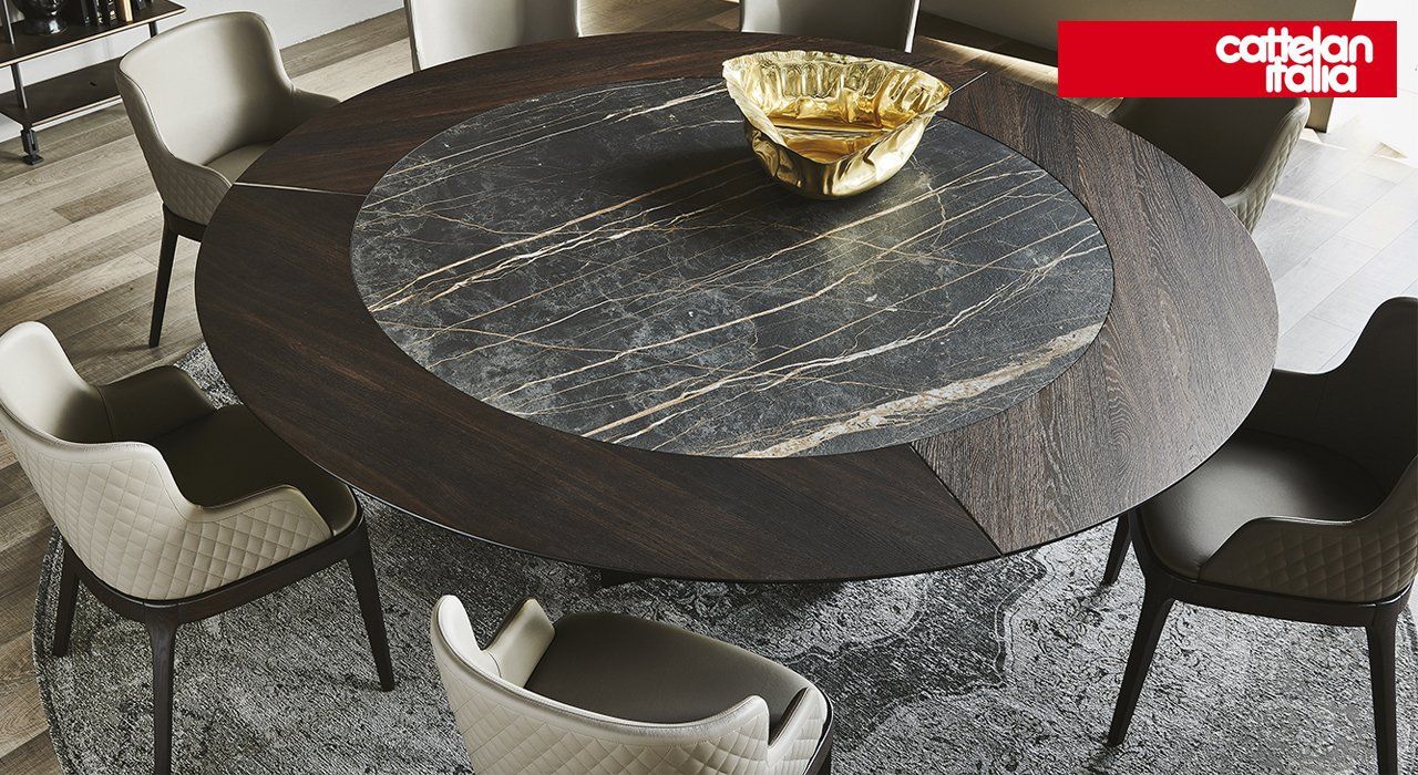Cattelan Italia Skorpio Kerwood Round Dining Table
