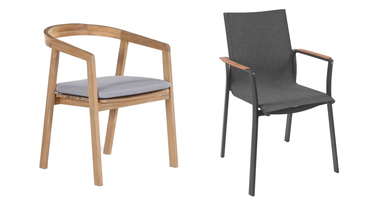 Outdoor dining chairs for a terrace or garden in Marbella or Estepona