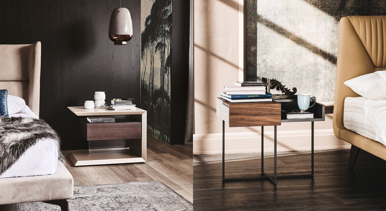 Cattelan Italia high end luxury bedside units for interior design