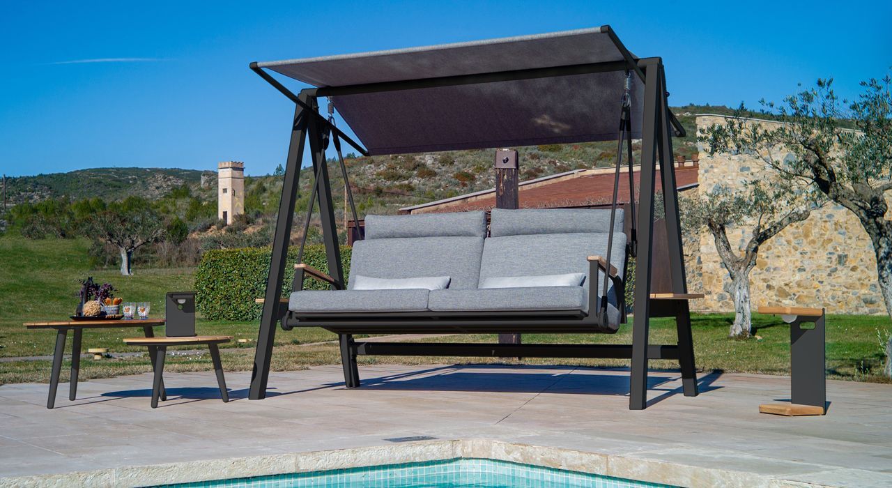 Outdoor terrace furniture in Marbella and Estepona Costa del Sol Spain.
