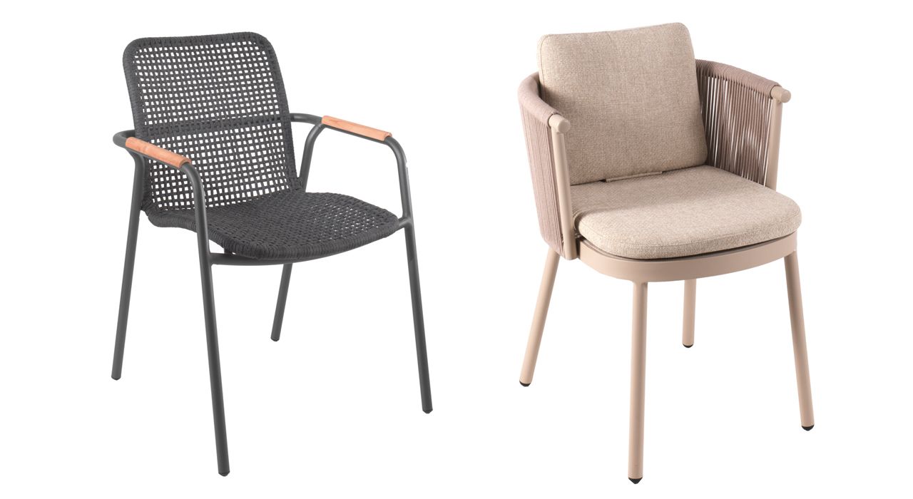 Outdoor dining chairs for a terrace or garden in Marbella or Estepona
