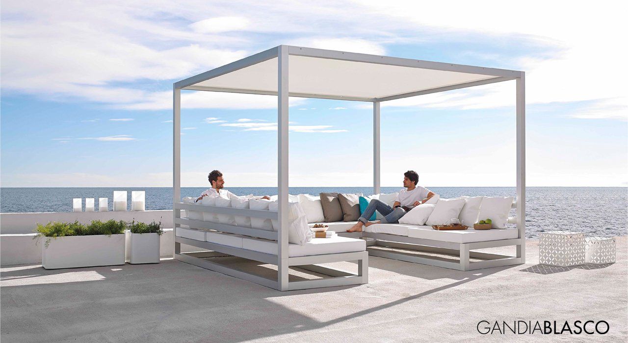 gandia blasco pergolas for garden shade and seating
