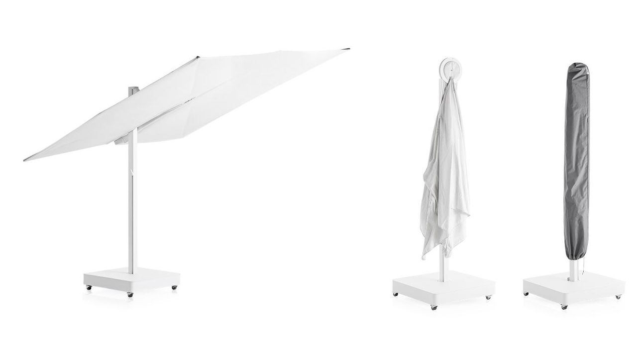 Parasols and umbrellas in Marbella and Estepona.