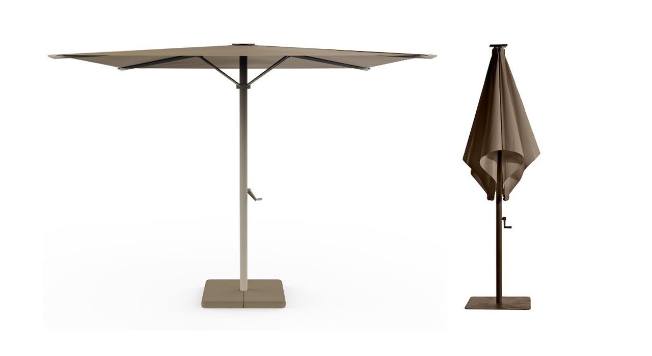 Parasols and umbrellas in Marbella and Estepona.