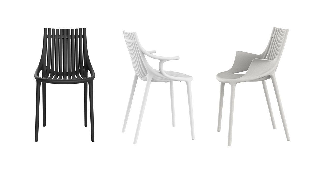 Vondom Ibiza outdoor dining chairs for a terrace or garden area