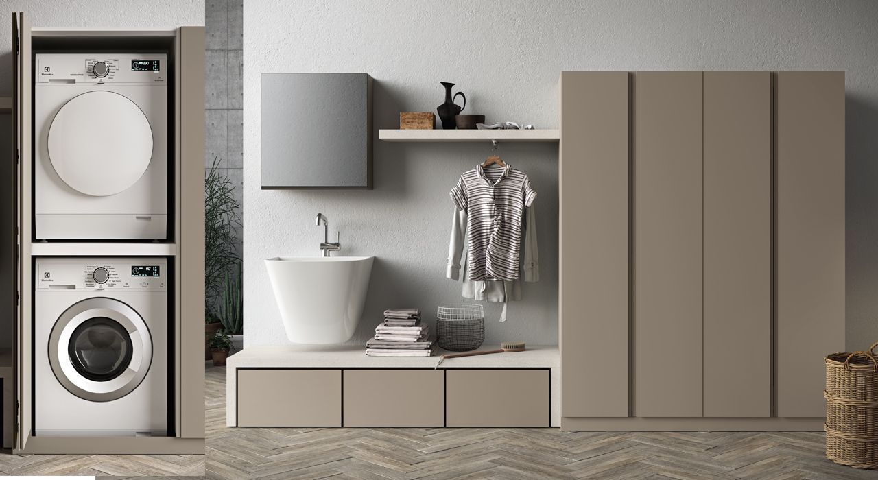 Luxury Laundry room or utility room storage furniture on the Costa del Sol