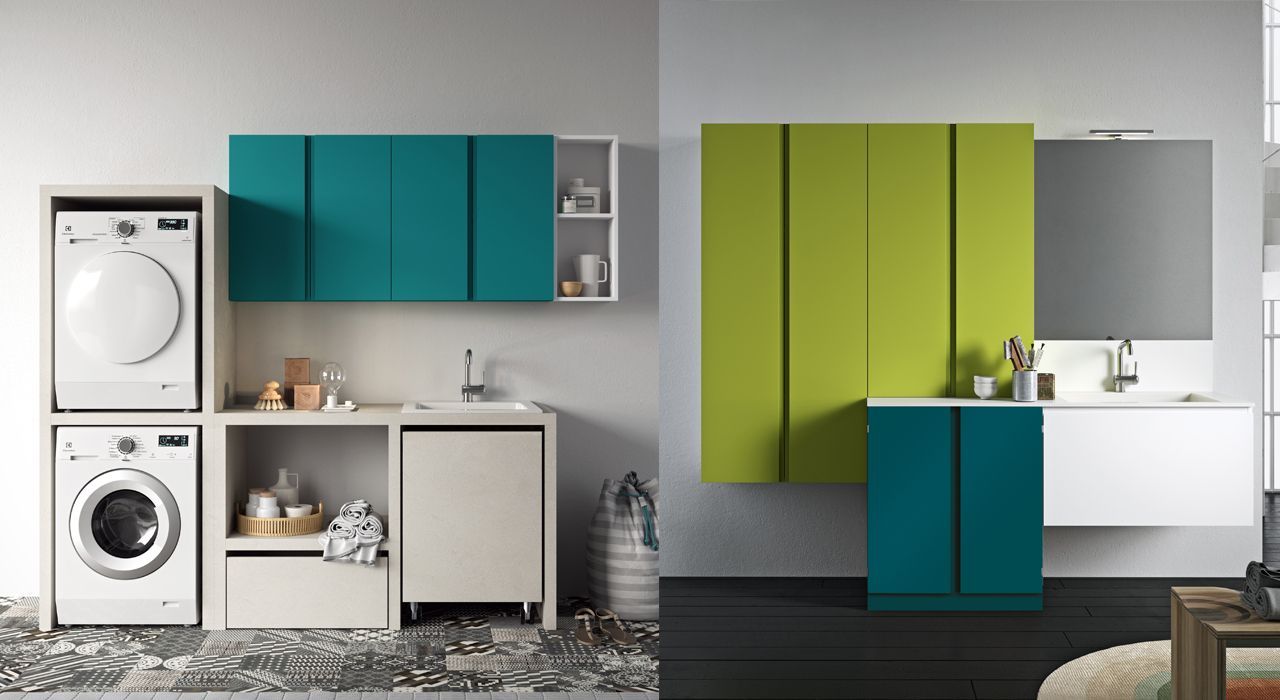 Luxury Laundry room or utility room storage furniture on the Costa del Sol