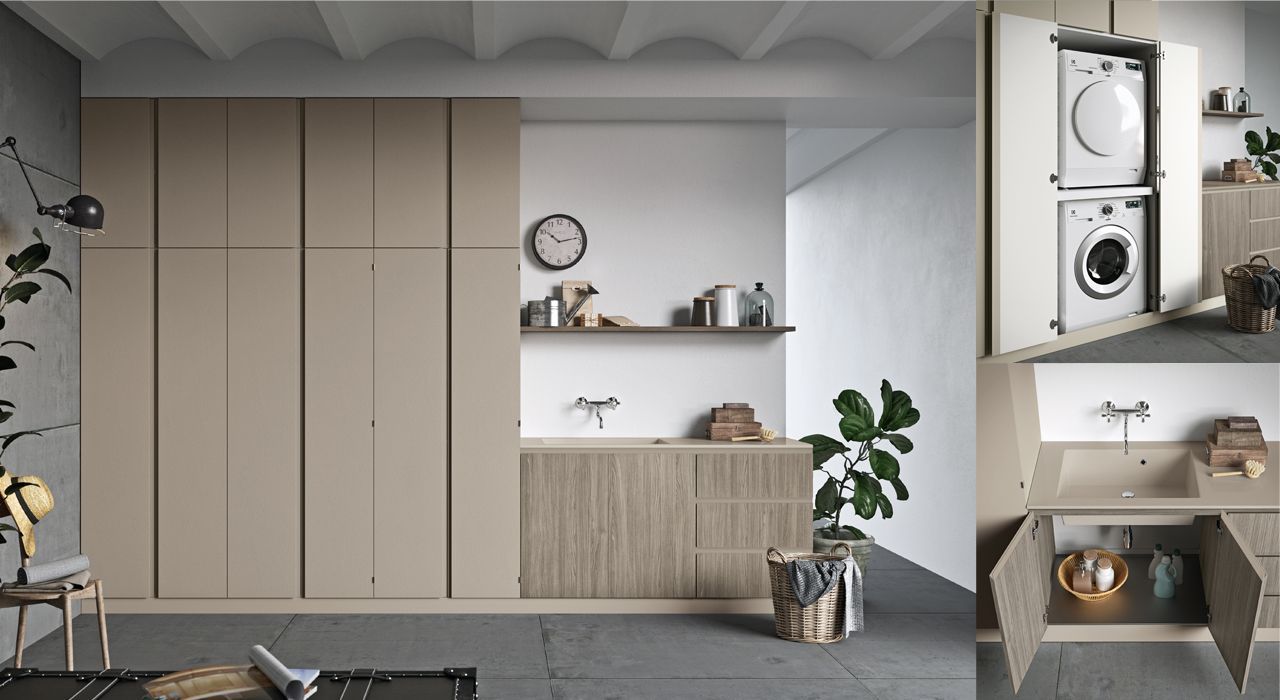 Luxury Laundry room or utility room storage furniture on the Costa del Sol