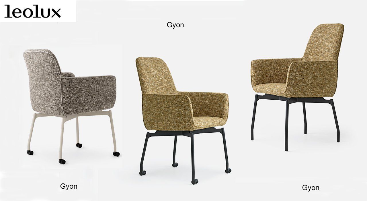 Leolux dining chairs for interior design in marballa and estepona spain.