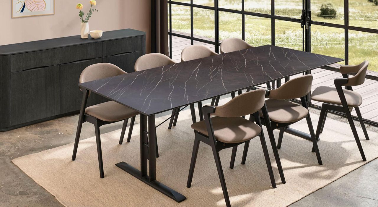 Large display of Solid wood Scandinavian furniture in Marbella and Estepona on the Costa Del Sol Spain