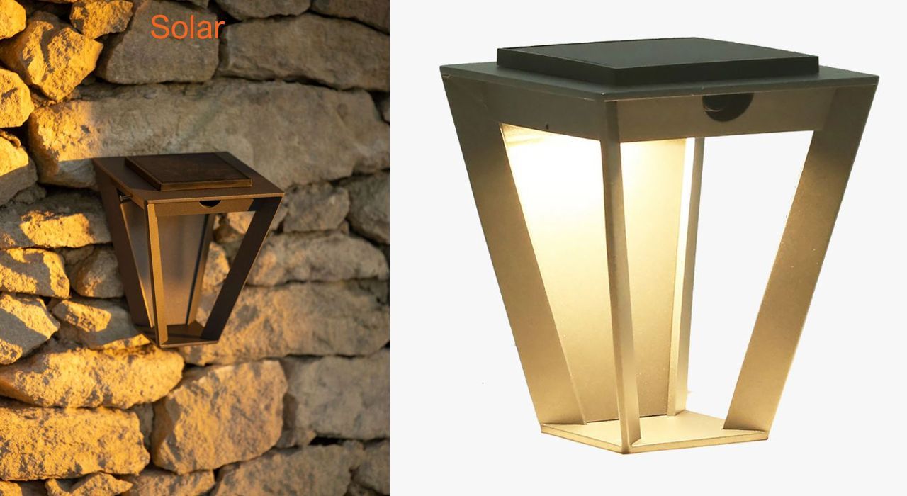 Solar garden or terrace lighting in Marbella and Estepona.