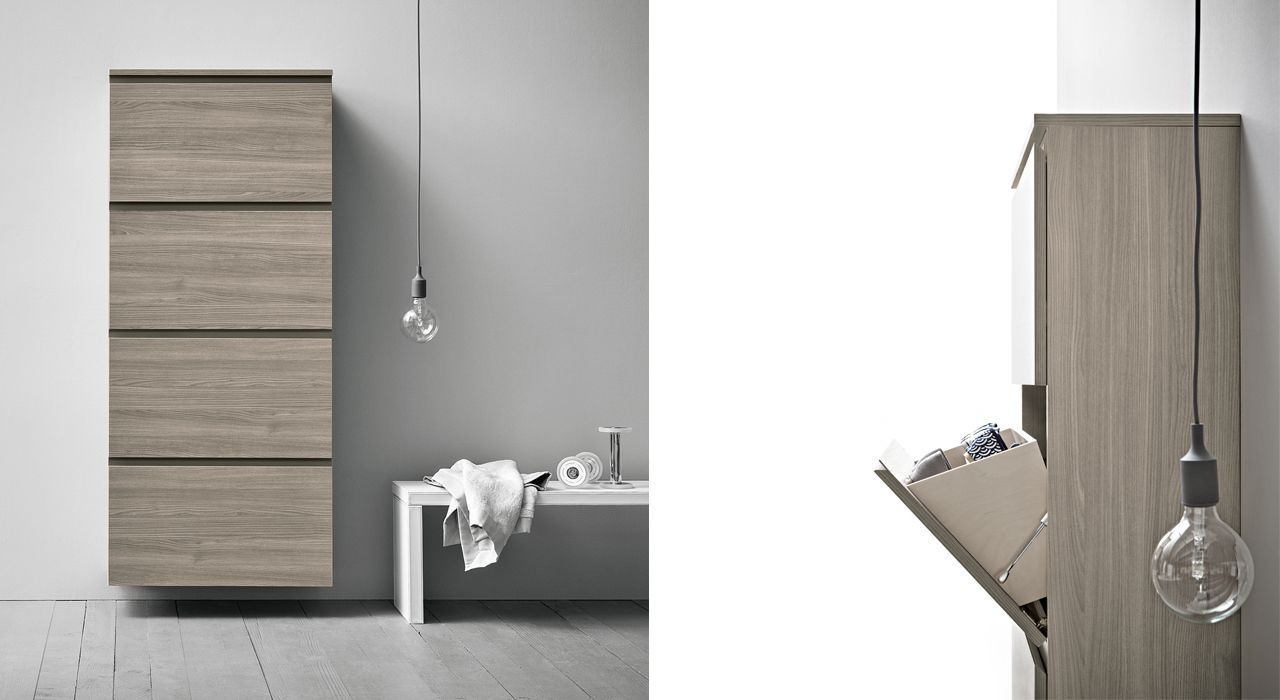 Dall Agnese Birex shoe storage furniture for hallways and entrances in Marbella and estepona.