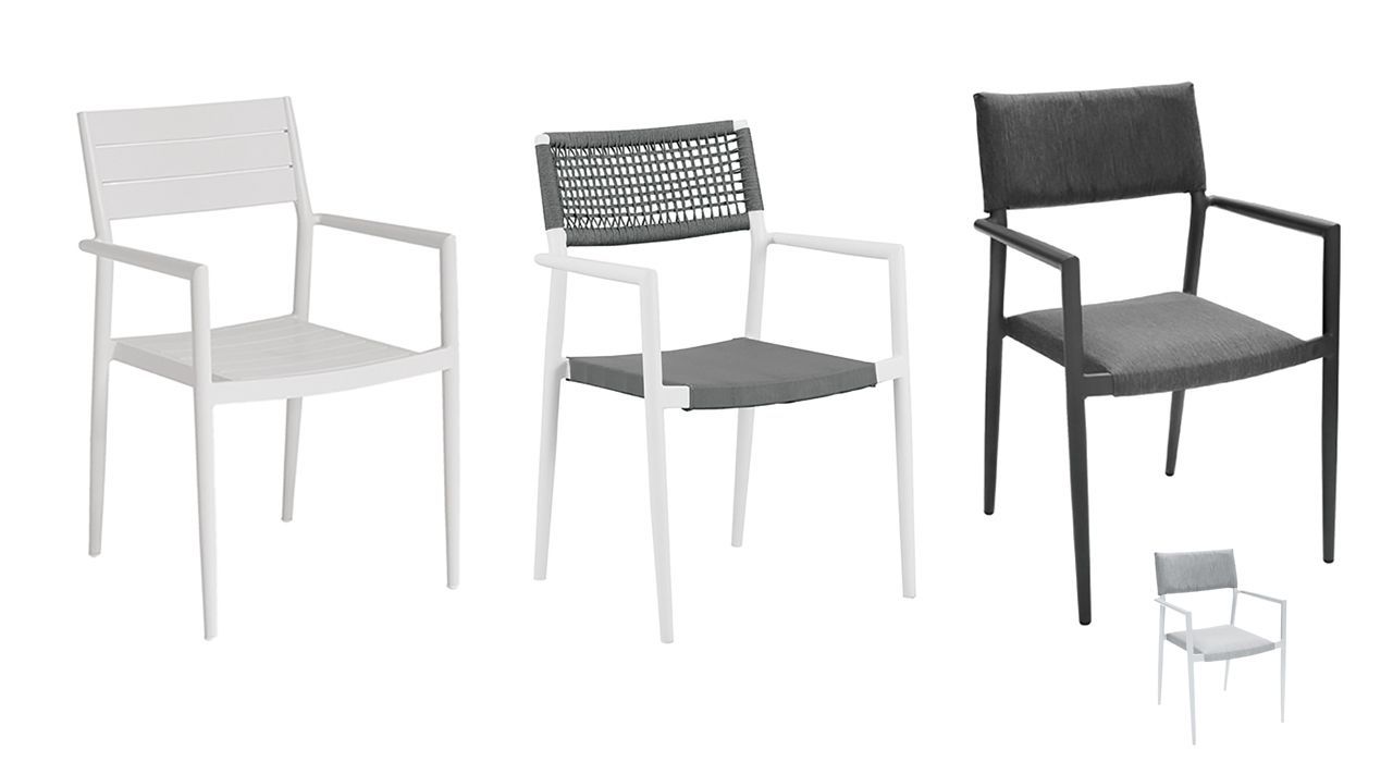 outdoor dining chair for terrace or garden in Marbella or Estepona