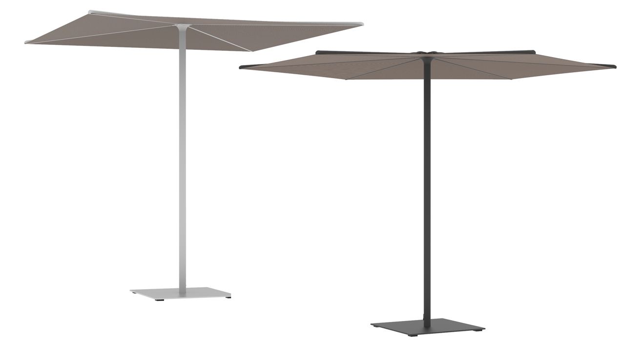 Parasols and umbrellas in Marbella and Estepona.