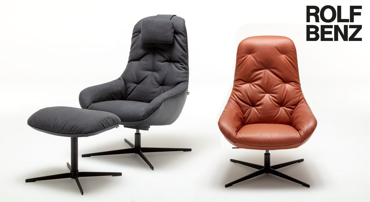 Within our luxury brand portfolio you will find companies like Leolux, Montis, Jory and not forgetting Rolf Benz. These manufactures all offer some of the most designer and desirable lounge chairs on the market. and available in Marbella or Estepona