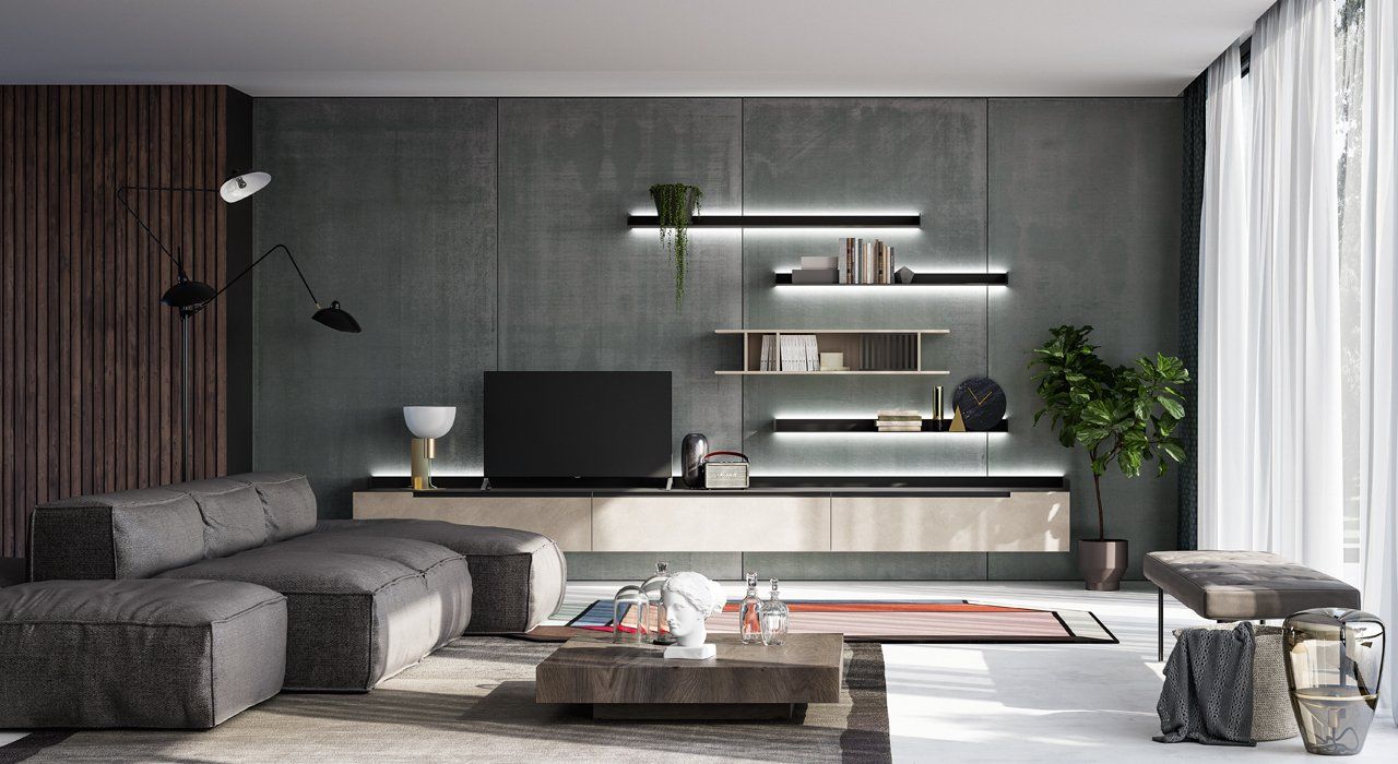 Dall Agnese cabinet furniture for lounge and TV