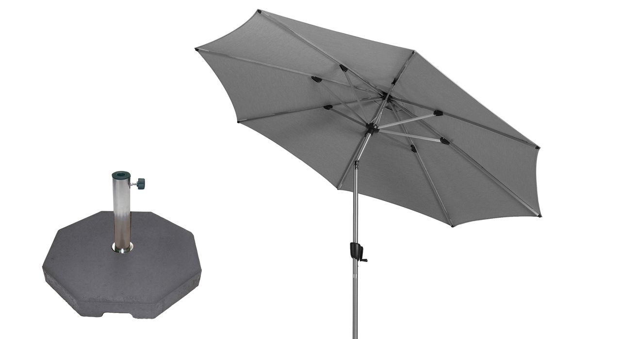 Parasols and umbrellas in Marbella and Estepona.