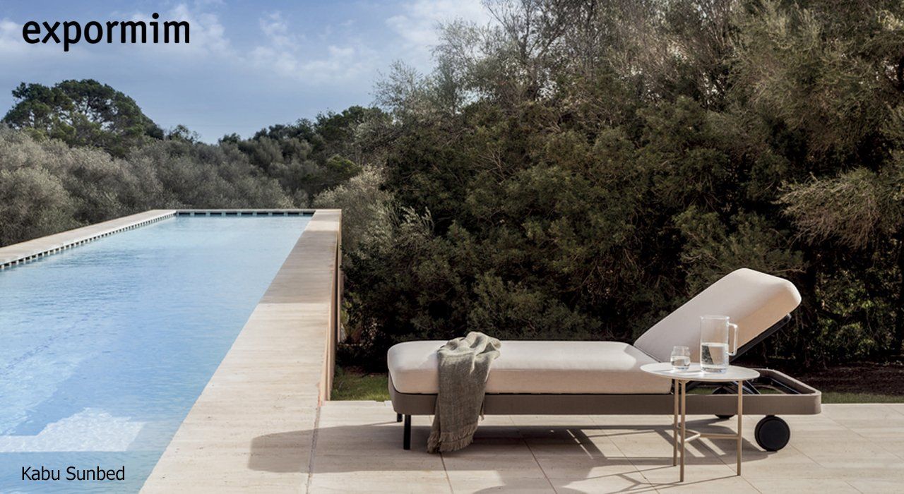 Expormim Kabu sunbed in many fabrics