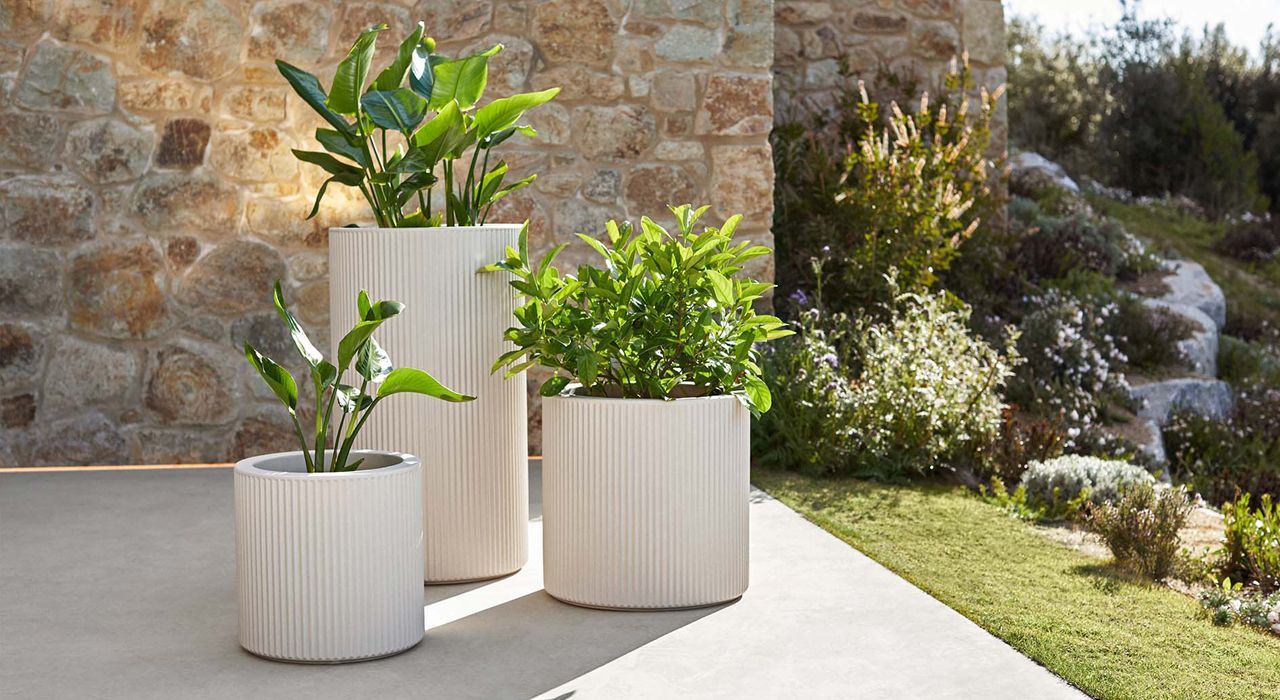 luxury garden and terrace vases or pots for sale in Marbella and Estepona, Spain