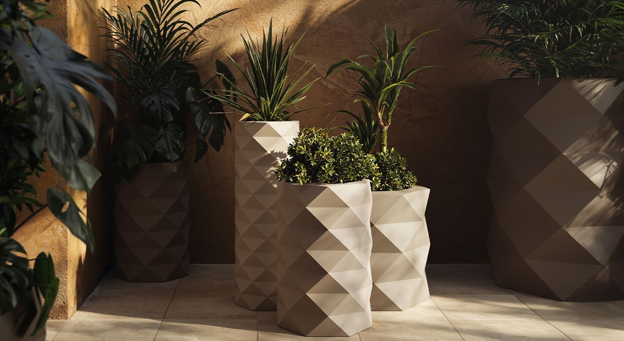 luxury garden and terrace vases or pots for sale in Marbella and Estepona, Spain