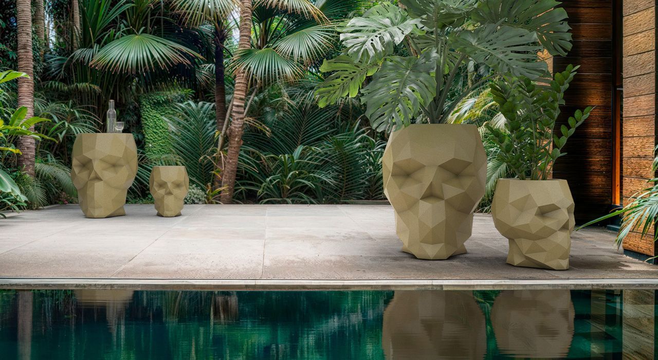 luxury garden and terrace vases or pots for sale in Marbella and Estepona, Spain