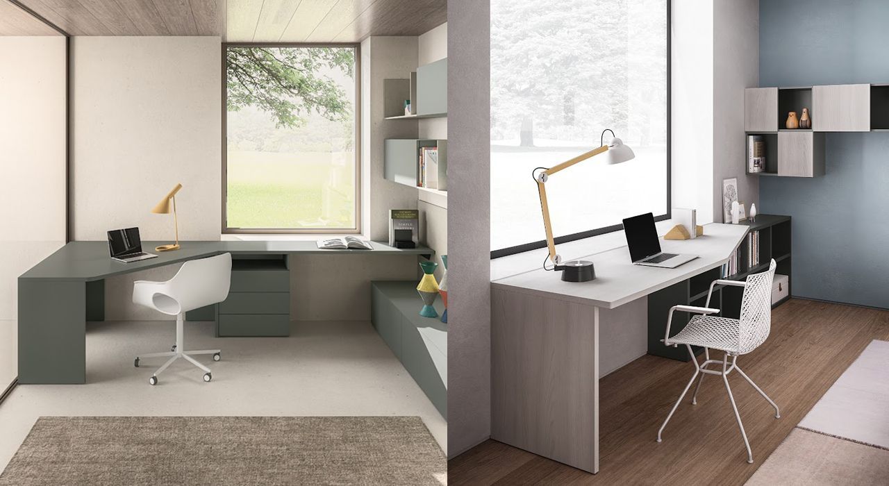 Zalf home office furniture made in Italy for luxury home office solutions