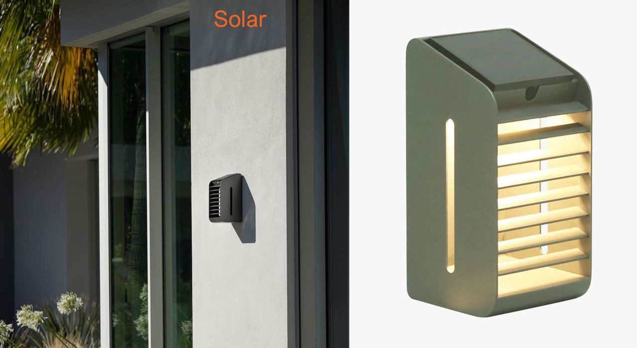 Solar garden or terrace lighting in Marbella and Estepona.