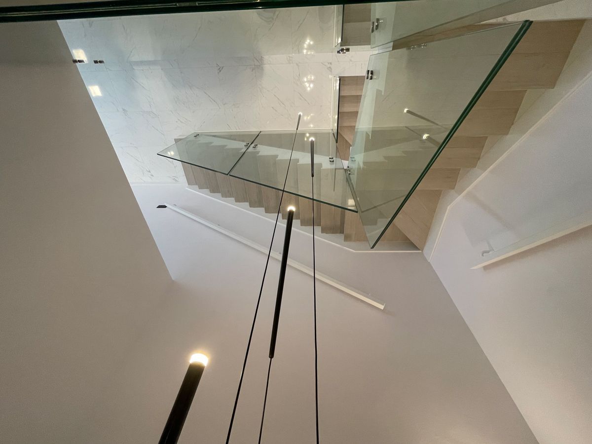 Designer lighting installation in Marbella villa