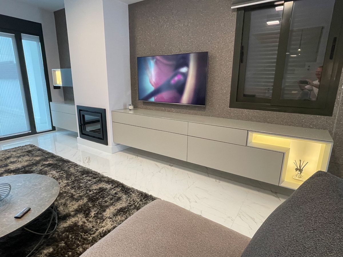 Luxury living room furniture project in Marbella by VIP Environment