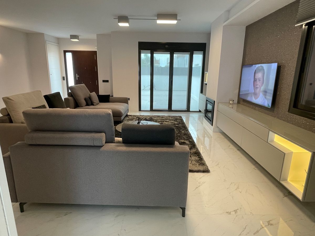 Luxury living room furniture project in Mijas by VIP Environment