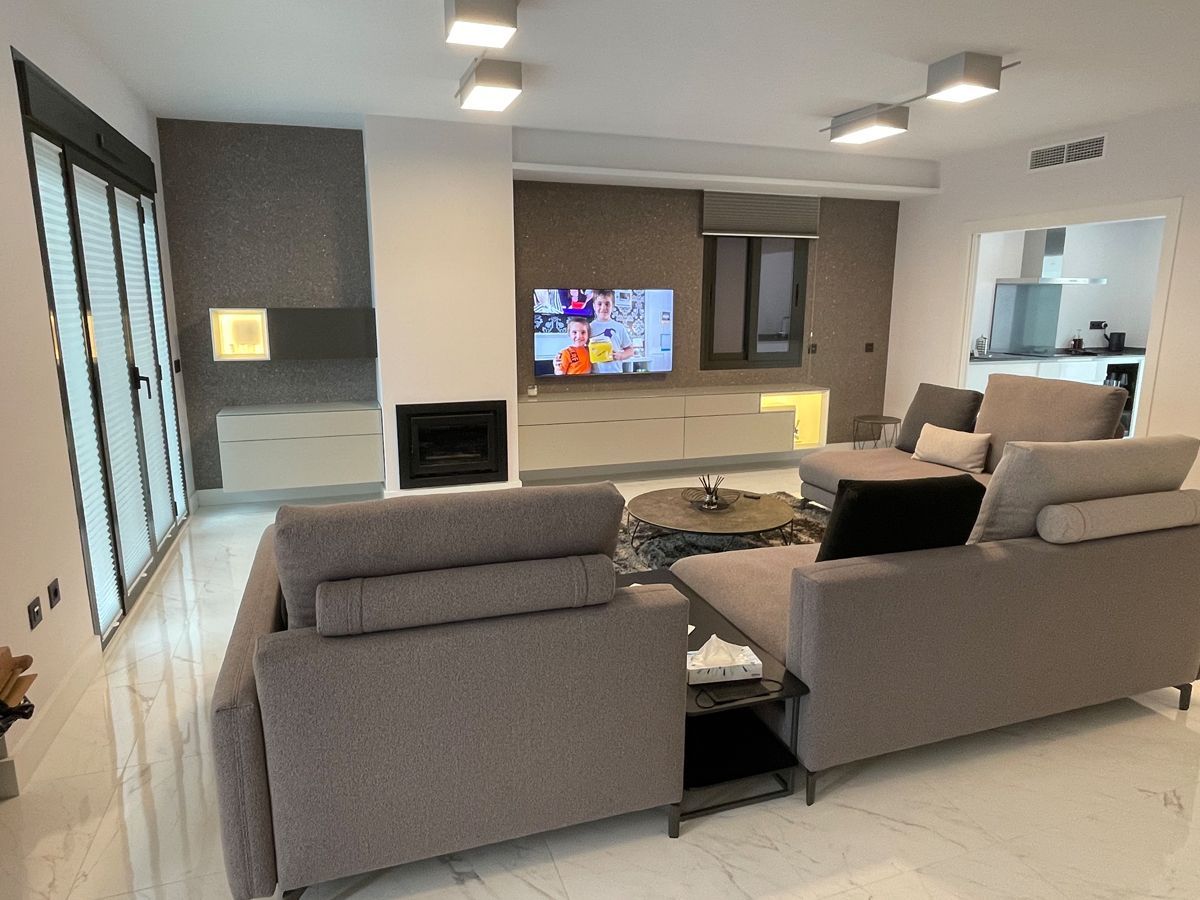 Luxury living room furniture project in the Costa Del Sol by VIP Environment