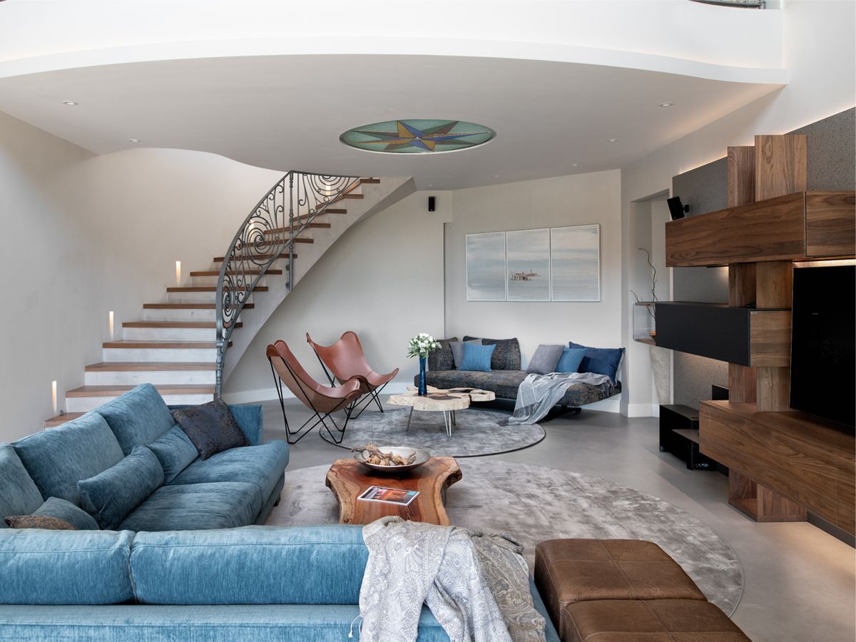 Luxury living room furniture project in Marbella by VIP Environment