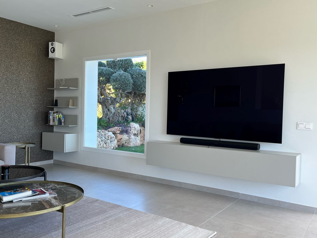 Luxury living room furniture project in Estepona by VIP Environment