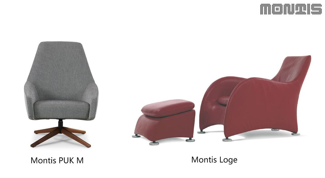 Within our luxury brand portfolio you will find companies like Leolux, Montis, Jory and not forgetting Rolf Benz. These manufactures all offer some of the most designer and desirable lounge chairs on the market. and available in Marbella or Estepona