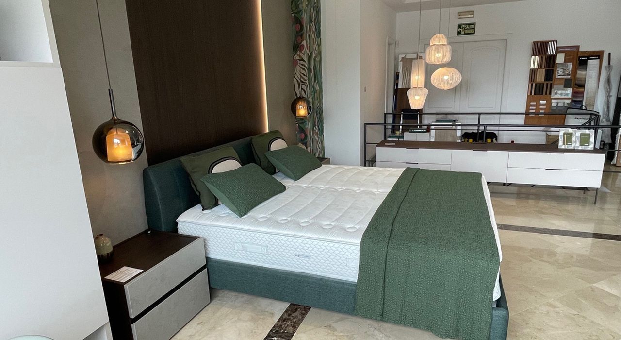 Bedroom furniture showroom display VIP Environment Costa del Sol