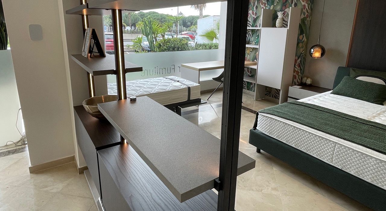 Bedroom furniture showroom display VIP Environment Costa del Sol