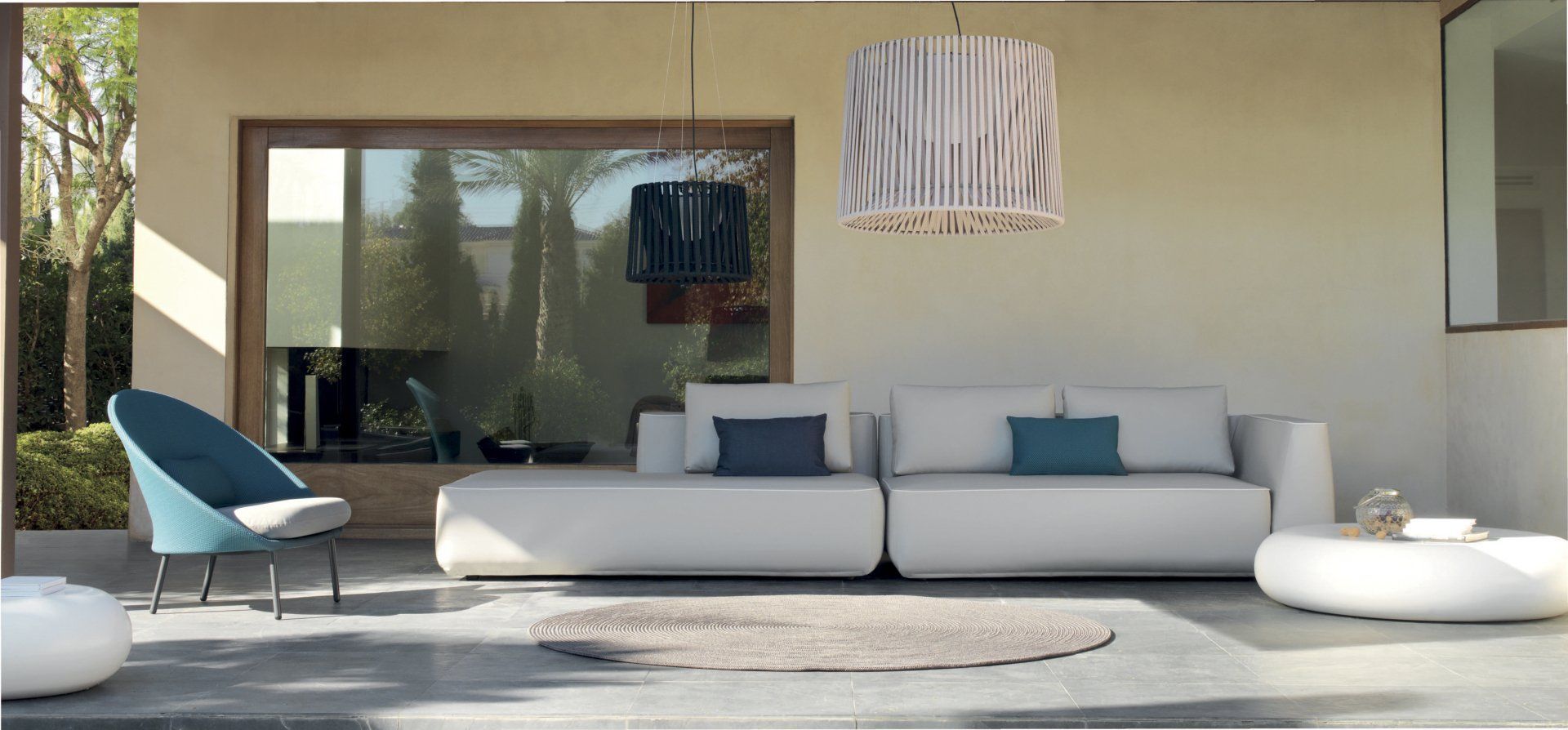 Expormim Outdoor Furniture exhibited in VIP Environment showroom