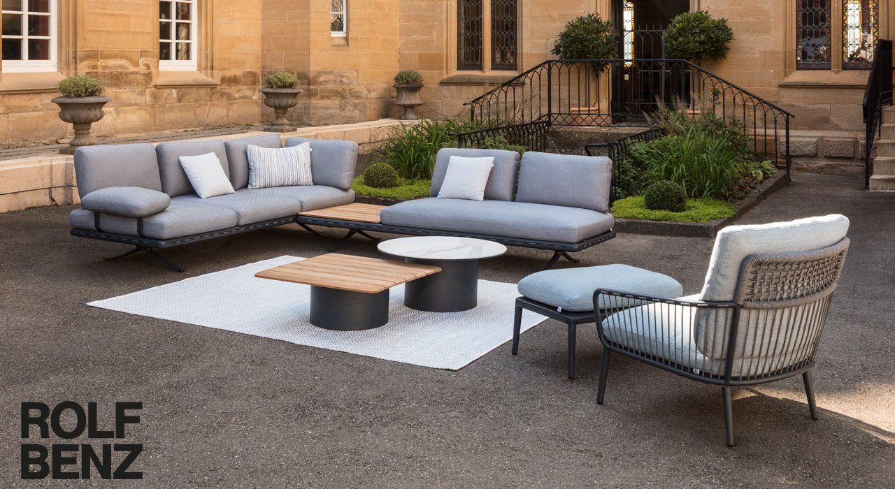Rolf Benz outdoor luxury designer furniture