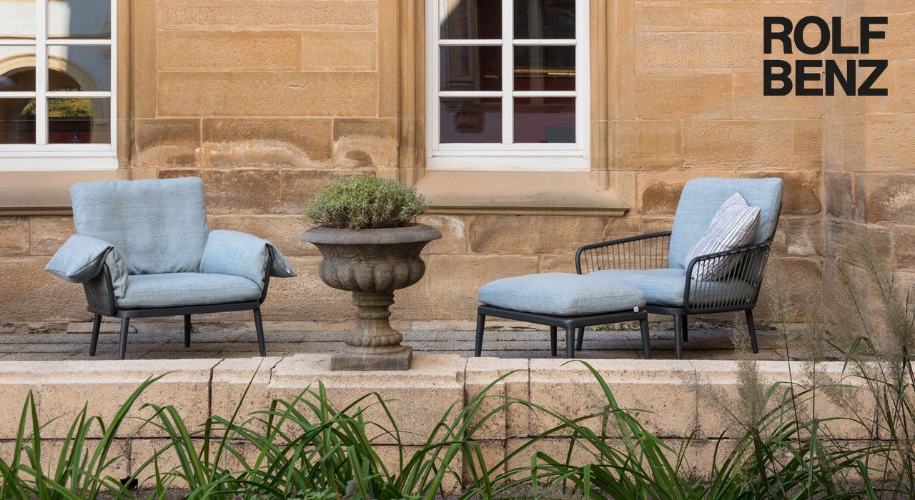 Rolf Benz outdoor luxury designer furniture