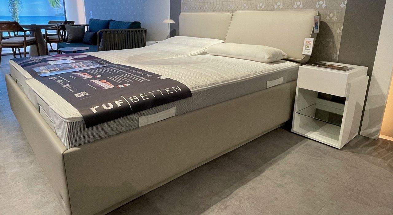 Bedroom furniture showroom display VIP Environment Costa del Sol