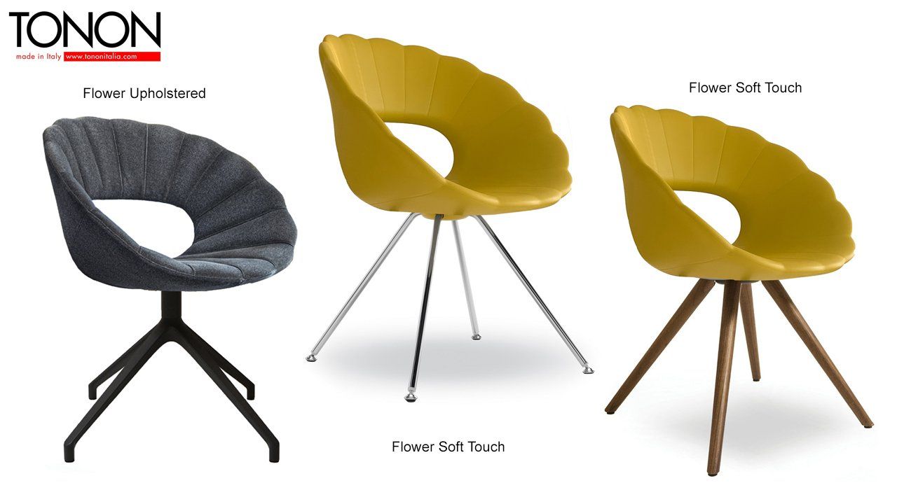 Tonon Flower Dining Arm Chairs