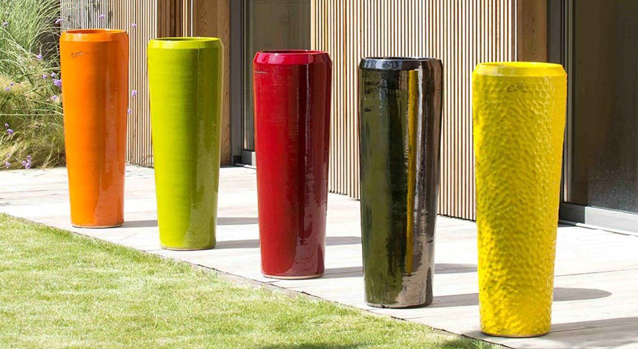 luxury garden and terrace vases or pots for sale in Marbella and Estepona, Spain