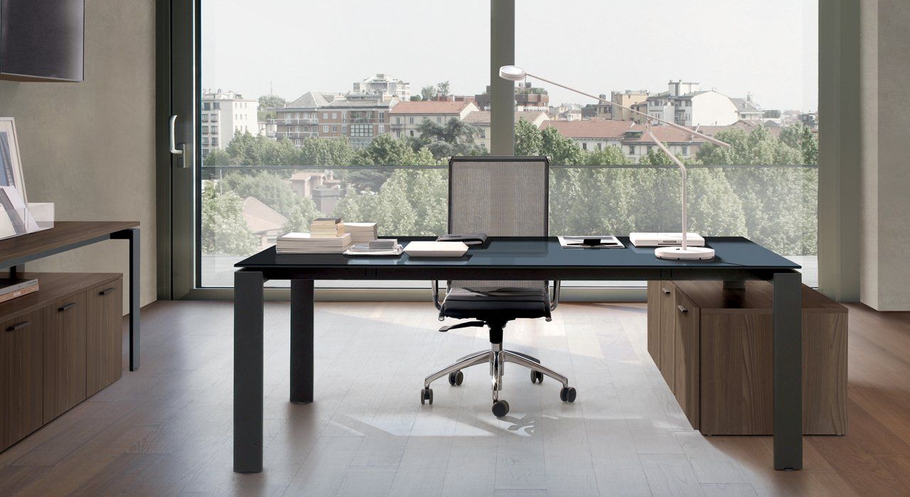 Zalf home office furniture and storage with filing and desk and shelving