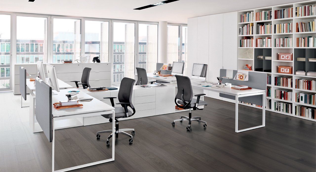 Zalf office furniture for home office or work place made in italy in many finish options