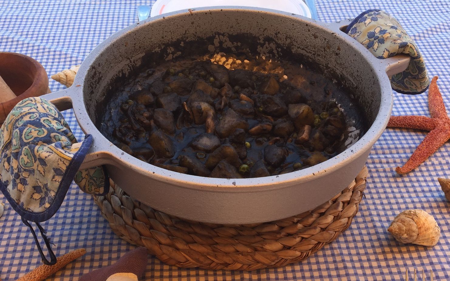 Arròs negra, arros negra, sípia, arròs amb sípia, cassola catalana, slow food, km0