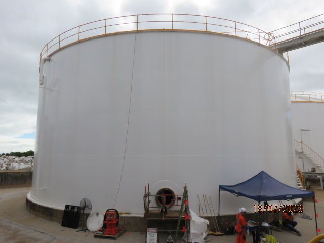 White API Tank— LJ's Technical Services In Burdell, QLD