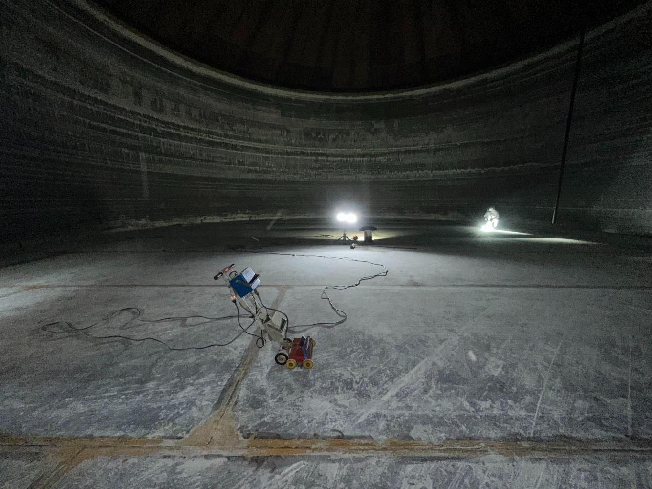 The Inside Of A Large Building With A Lot Of Snow On The Ground — LJ's Technical Services In Burdell, QLD