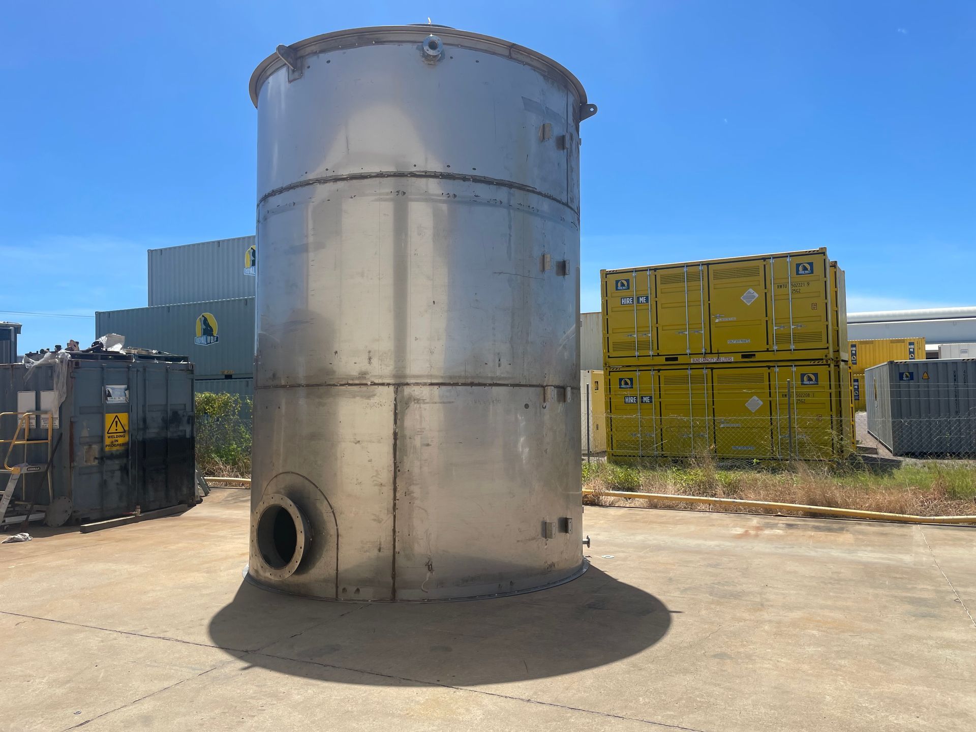 A Big Metal Cylinder — LJ's Technical Services In Burdell, QLD